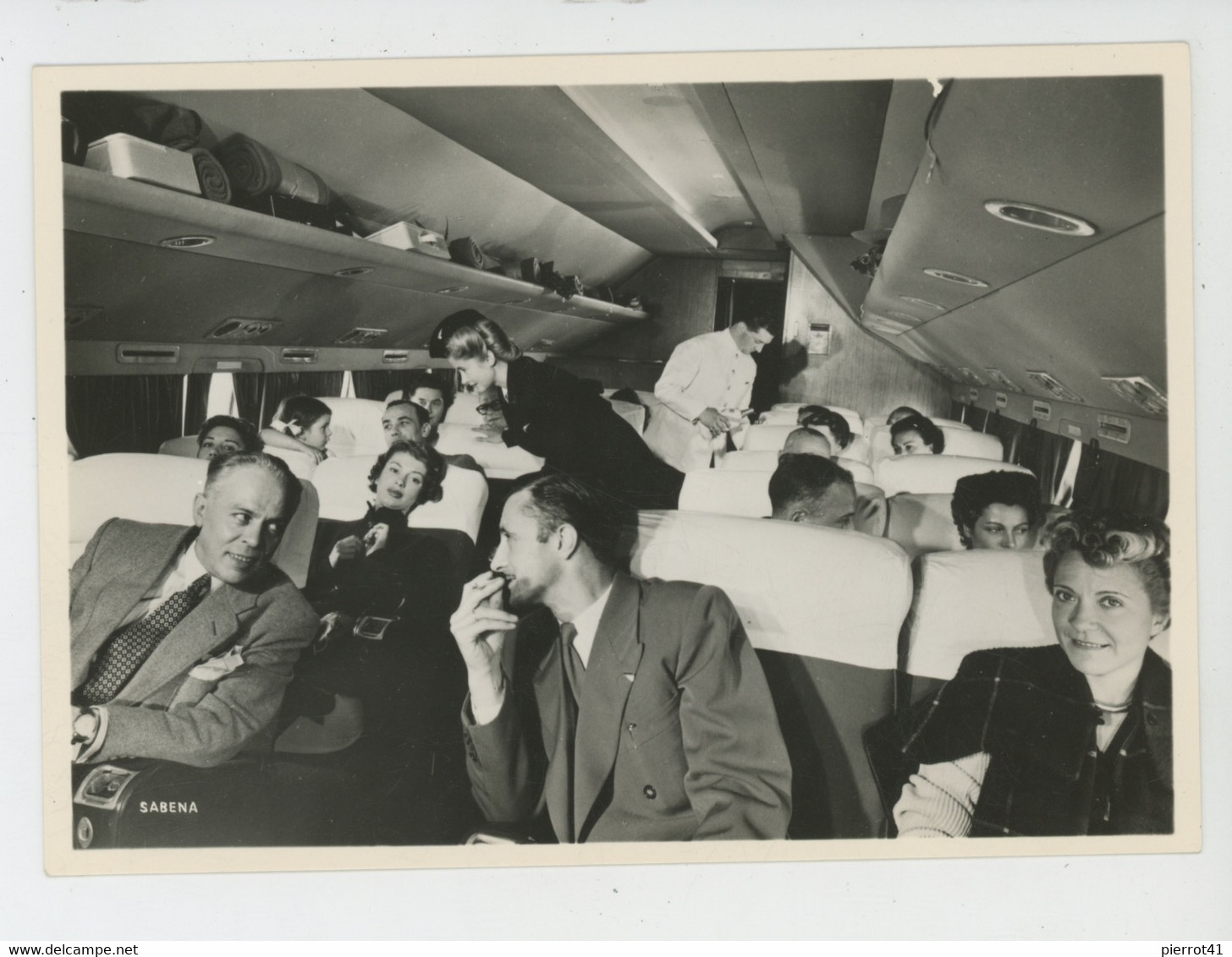 AVIATION - BELGIQUE - BELGIUM - Carte PUB De La Compagnie SABENA BELGIAN AIRLINES - Little Chat At 5000 Feet - 1946-....: Era Moderna