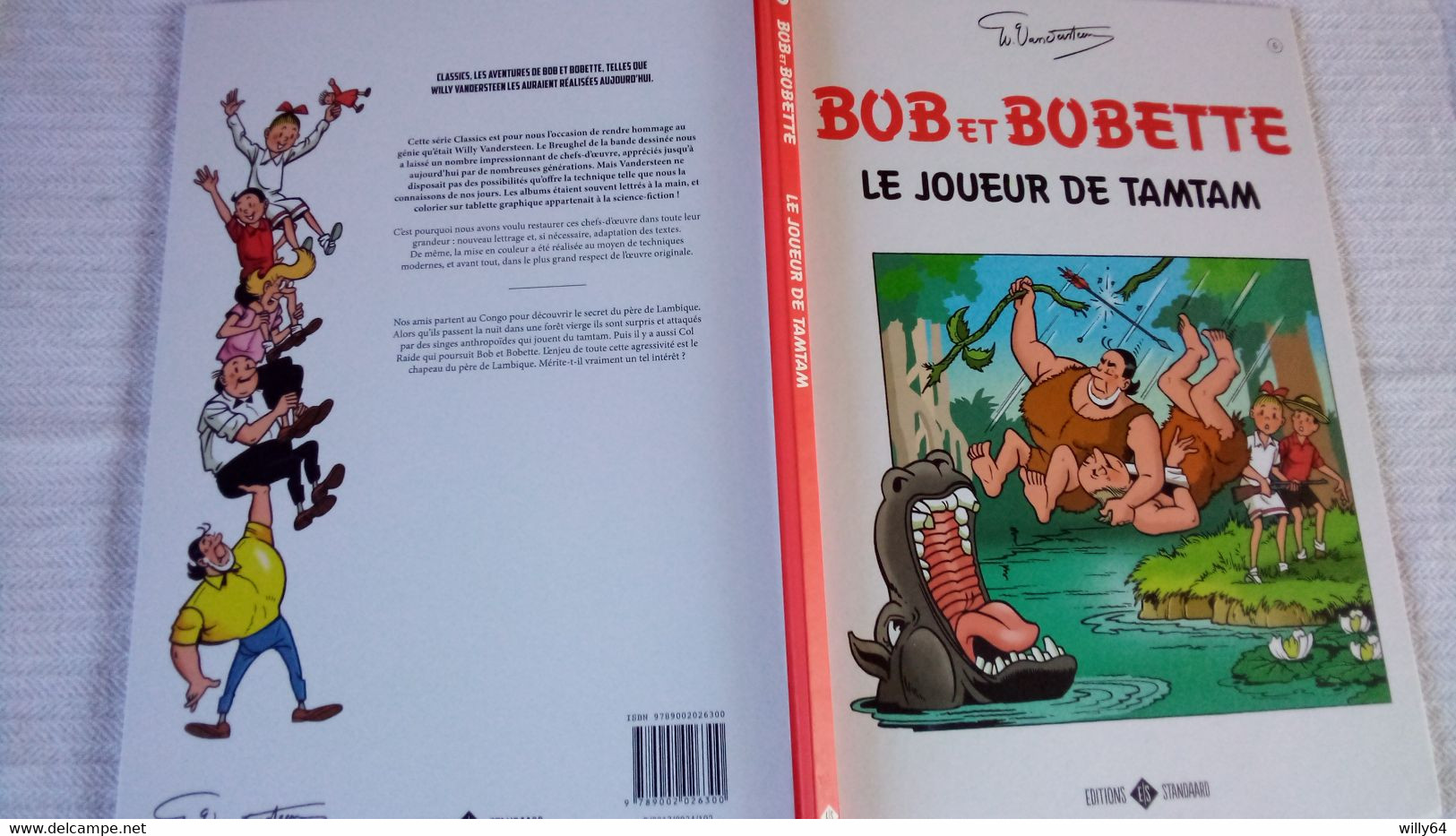 BOB Et Bobette  T6   " Le Joueur De Tam Tam "  2017  EDITIONS STANDARD   Neuve - Bob Et Bobette