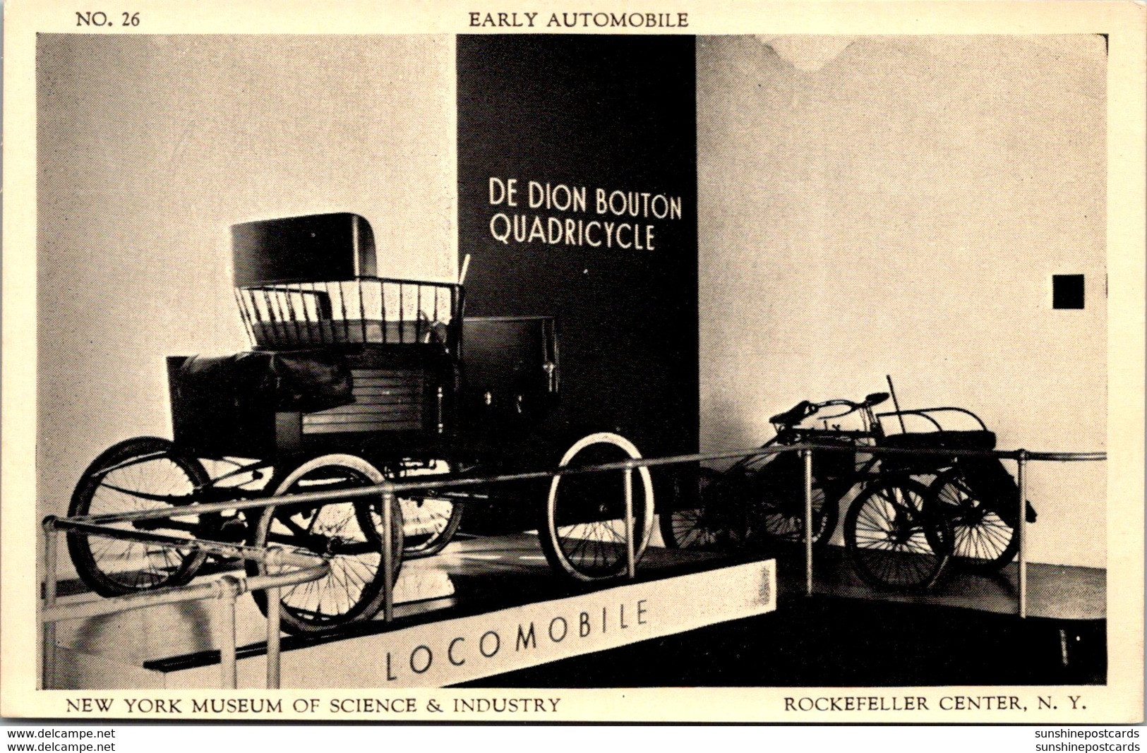 New York City Museum Of Science And Industry Early Automobile - Musées