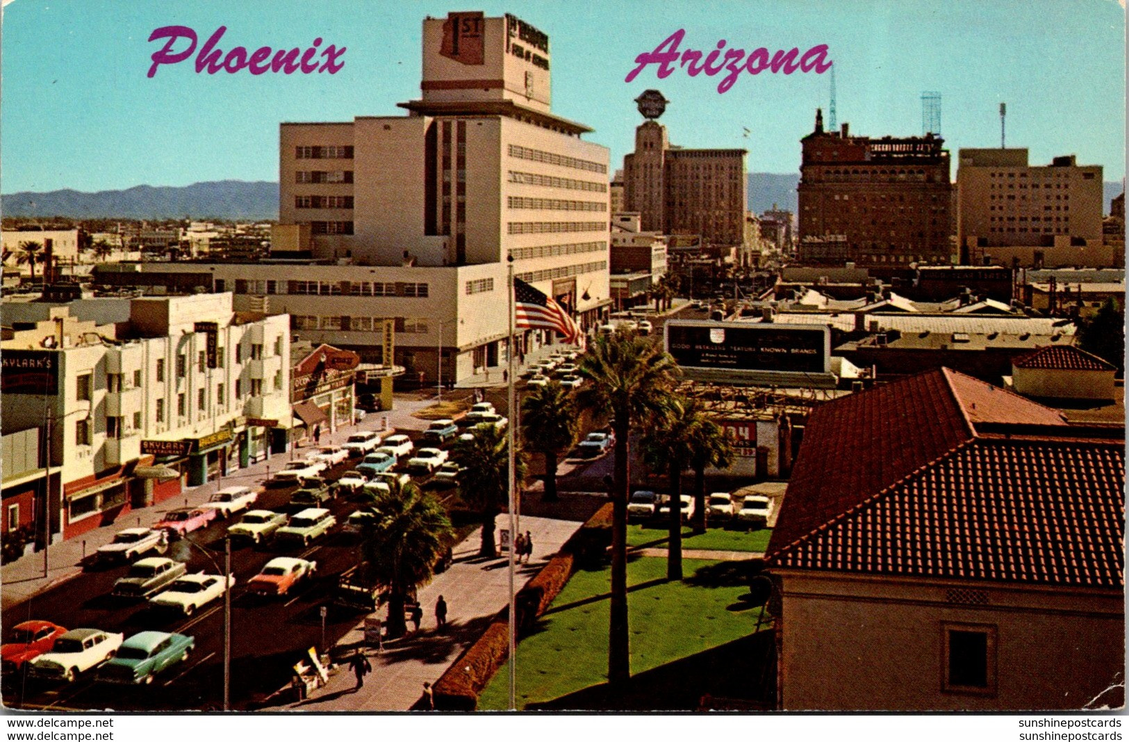 Arizona Phoenix Looking South On Central Avenue - Phönix