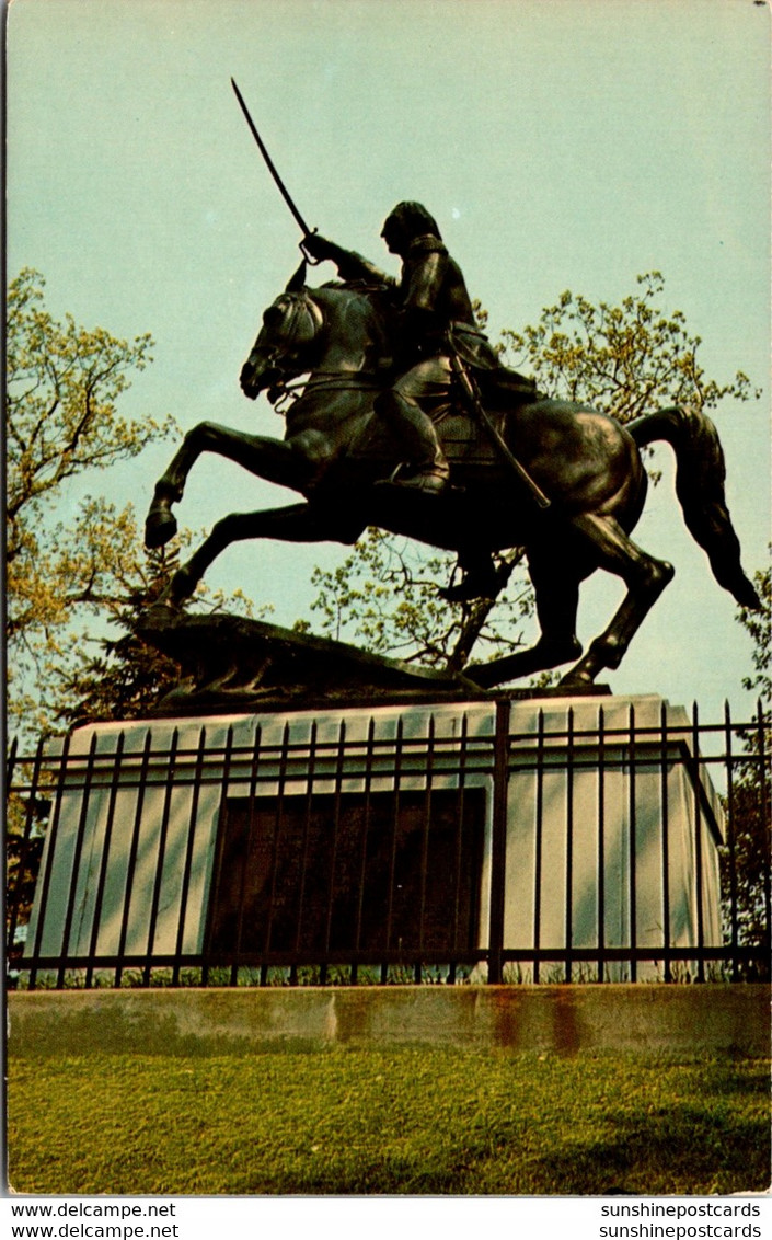 Rhode Islands Providence Roger Williams Park Brigadier General Casimir Pulaski Statue - Providence