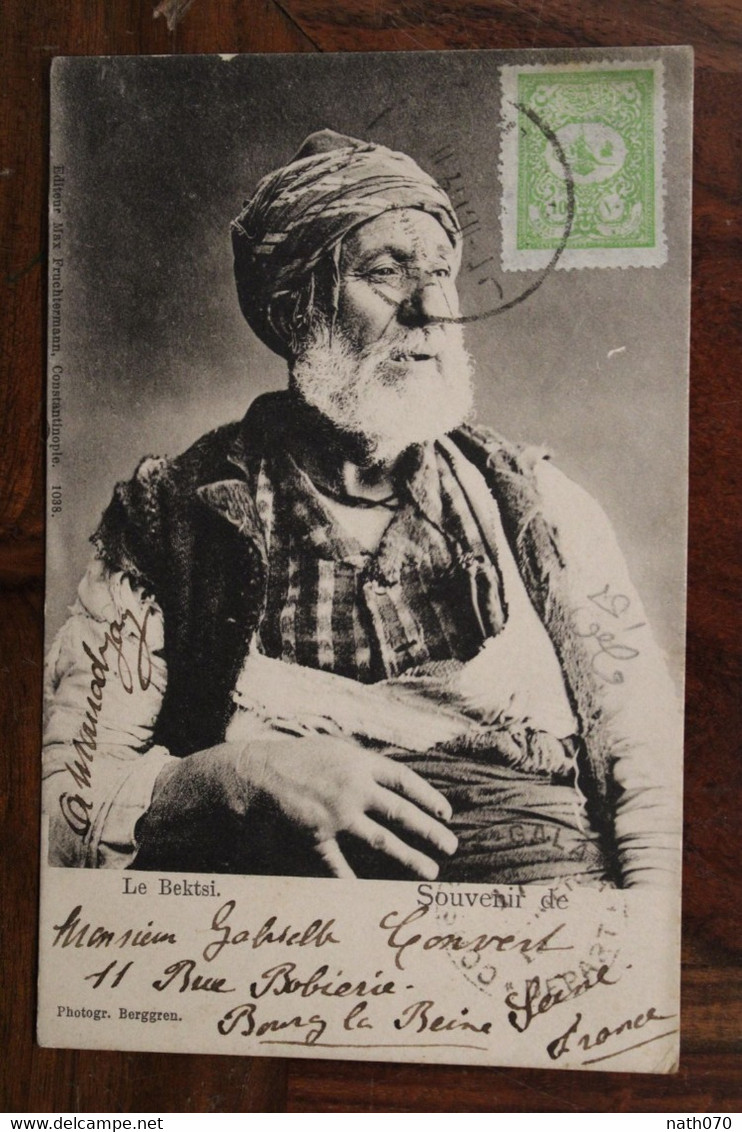 1900's Cpa Ak Le Bektsi Turkey Türkei LEVANT Empire Ottoman Türkiýe Cover Bourg La Reine France - Brieven En Documenten