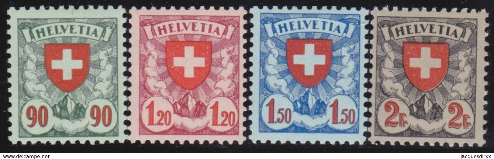 Suisse  .    Y&T    .    208-a/211-a       .   *       .    Neuf Avec Gomme  .   /  .   Mint-hinged - Unused Stamps