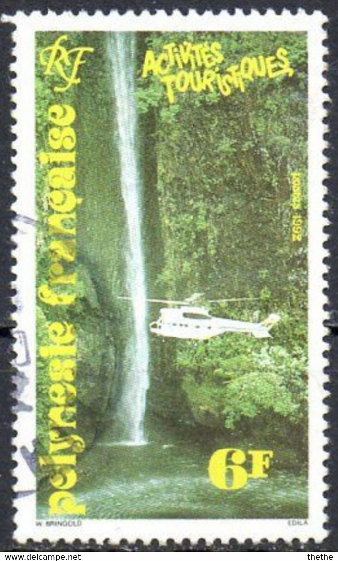 POLYNESIE -  Tour En Hélicoptère - Used Stamps