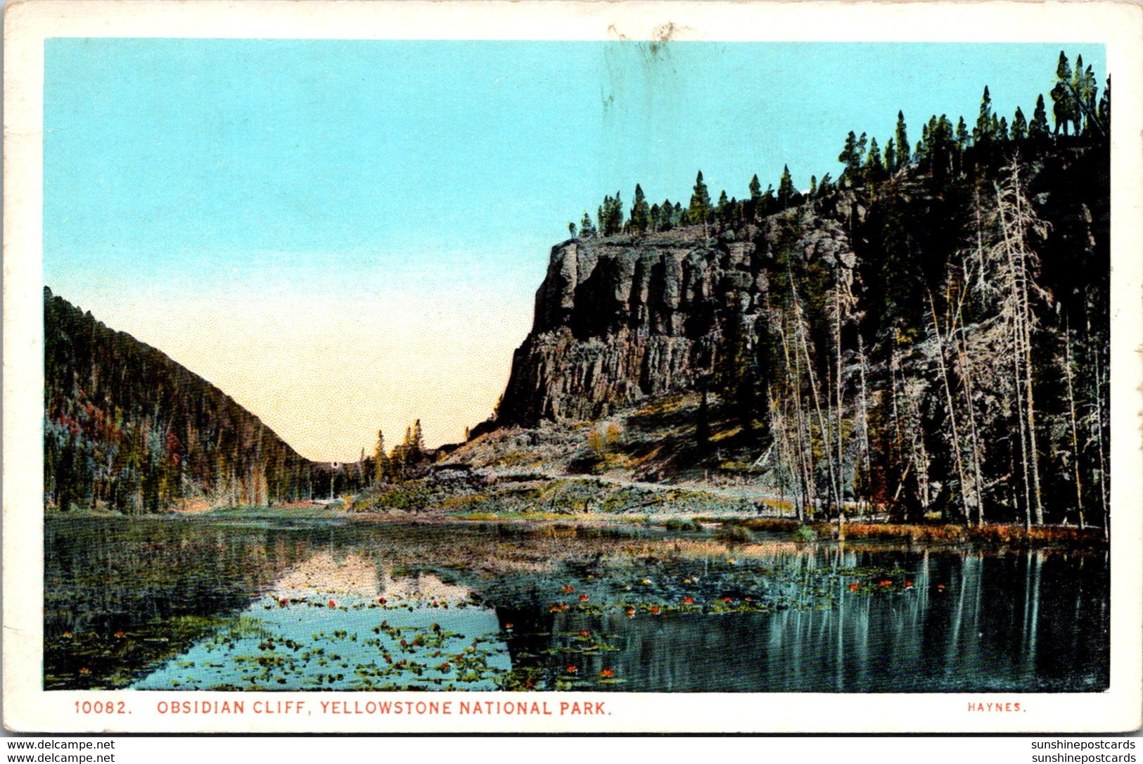 Yellowstone National Park Obsidian Cliff Haynes Photo - USA National Parks