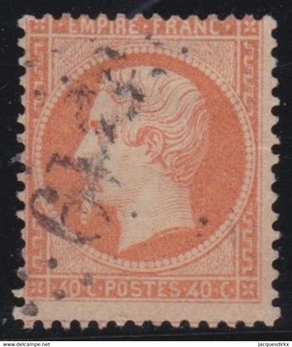 France   .     Y&T      .  23      .        O   .       Oblitéré   .   /    .    Cancelled - 1862 Napoléon III