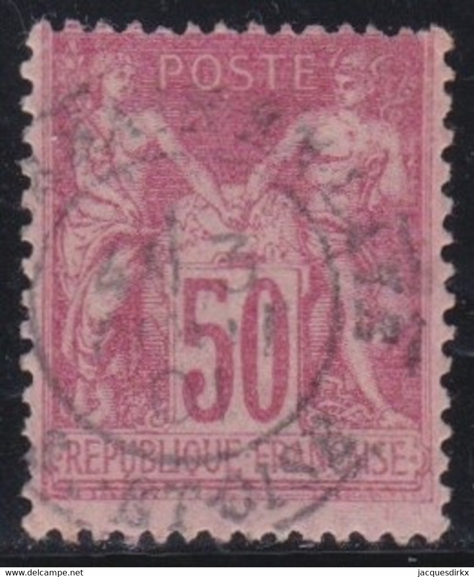 France   .     Y&T      .   104      .       O   .        Oblitéré   .   /    .    Cancelled - 1898-1900 Sage (Type III)