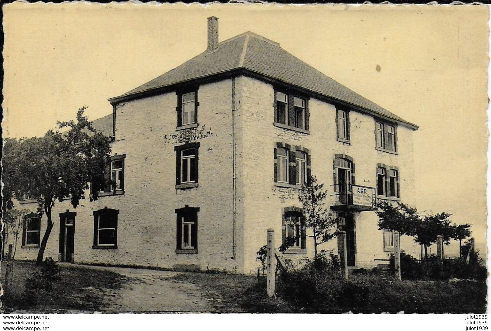 CHAMPLON ..-- Centre De Vacances AEP . 1954 Vers BRUXELLES . Voir Verso . - Tenneville