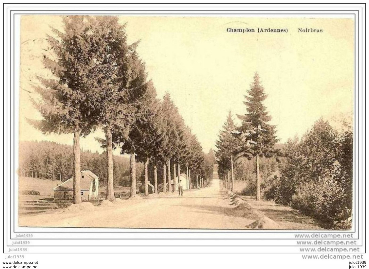 NOIRBRAS ..-- CHAMPLON ..-- TENNEVILLE ..-- 1923 Vers MONTIGNIES S / SAMBRE ( Mr Mme Oscar MONSEU ) . Voir Verso . - Tenneville