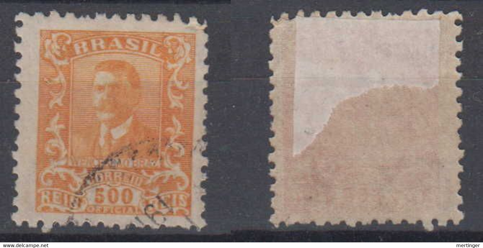 Brazil Brasil Official Oficiais Mi# 34 Used 500R Braz 1919 - Service