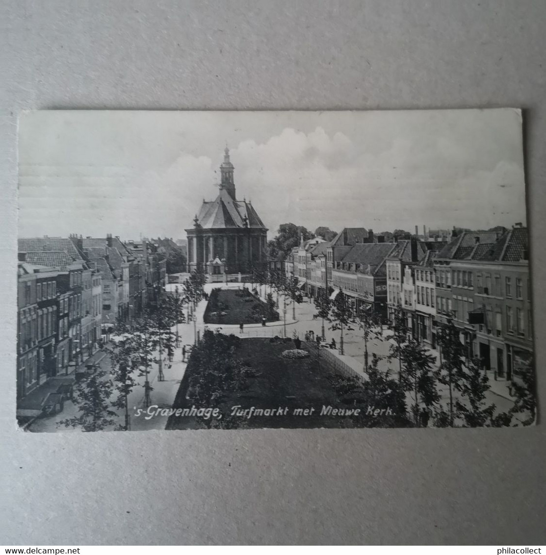 's Gravenhage (Den  Haag) Turfmarkt Met Nieuwe Kerk 1909 - Den Haag ('s-Gravenhage)