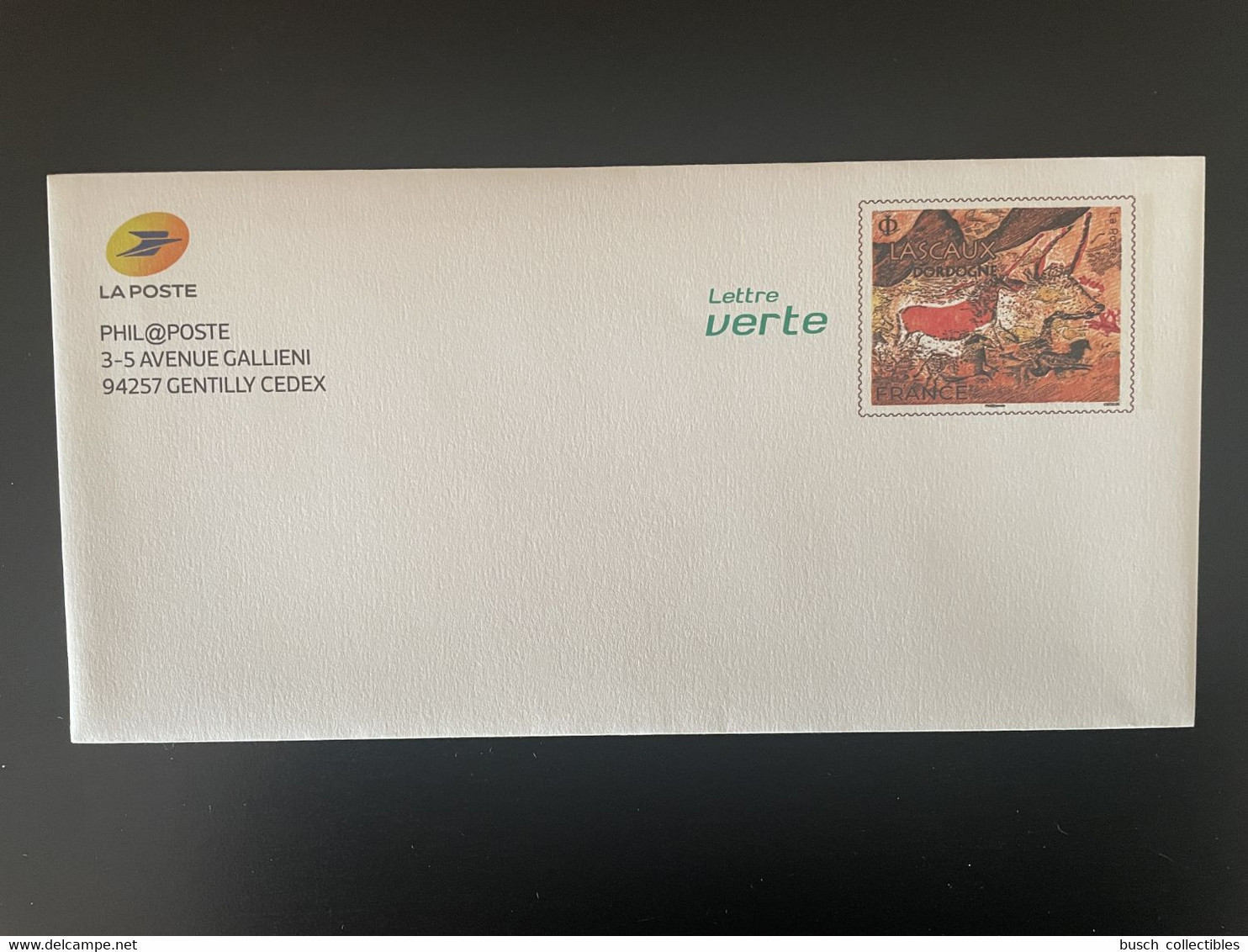 PAP France 2019 / 2020 Lettre Verte Grotte De Lascaux Dordogne Philaposte Phil@poste Usage Interne NEUF RARE - Listos A Ser Enviados: Otros (1995-...)