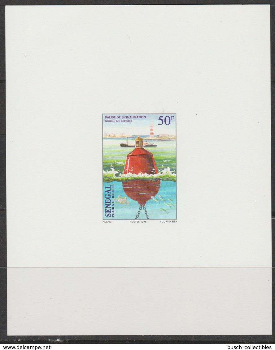 Sénégal 1998 Epreuve De Luxe Proof Mi. 1567 Balise De Signalisation Munie Sirène Seezeichen Phare Lighthouse Leuchtturm - Leuchttürme