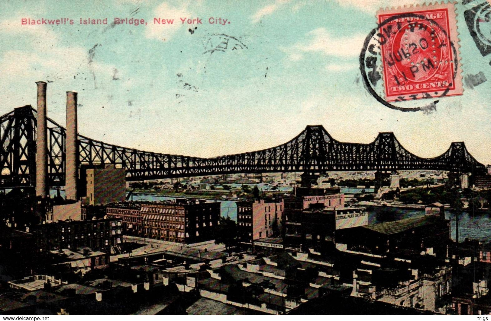 New York City - Blackwell's Island Bridge - Brücken Und Tunnel