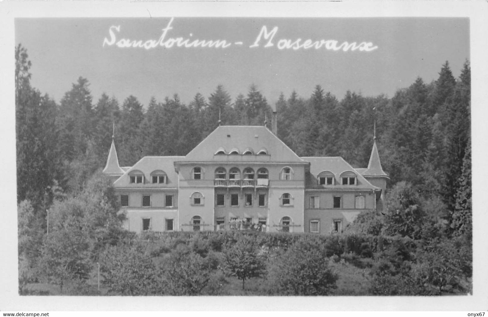 Carte Postale Photo MASEVAUX-Canton THANN-68-Haut-Rhin-Le Sanatorium-Vallée De La Doller - Masevaux