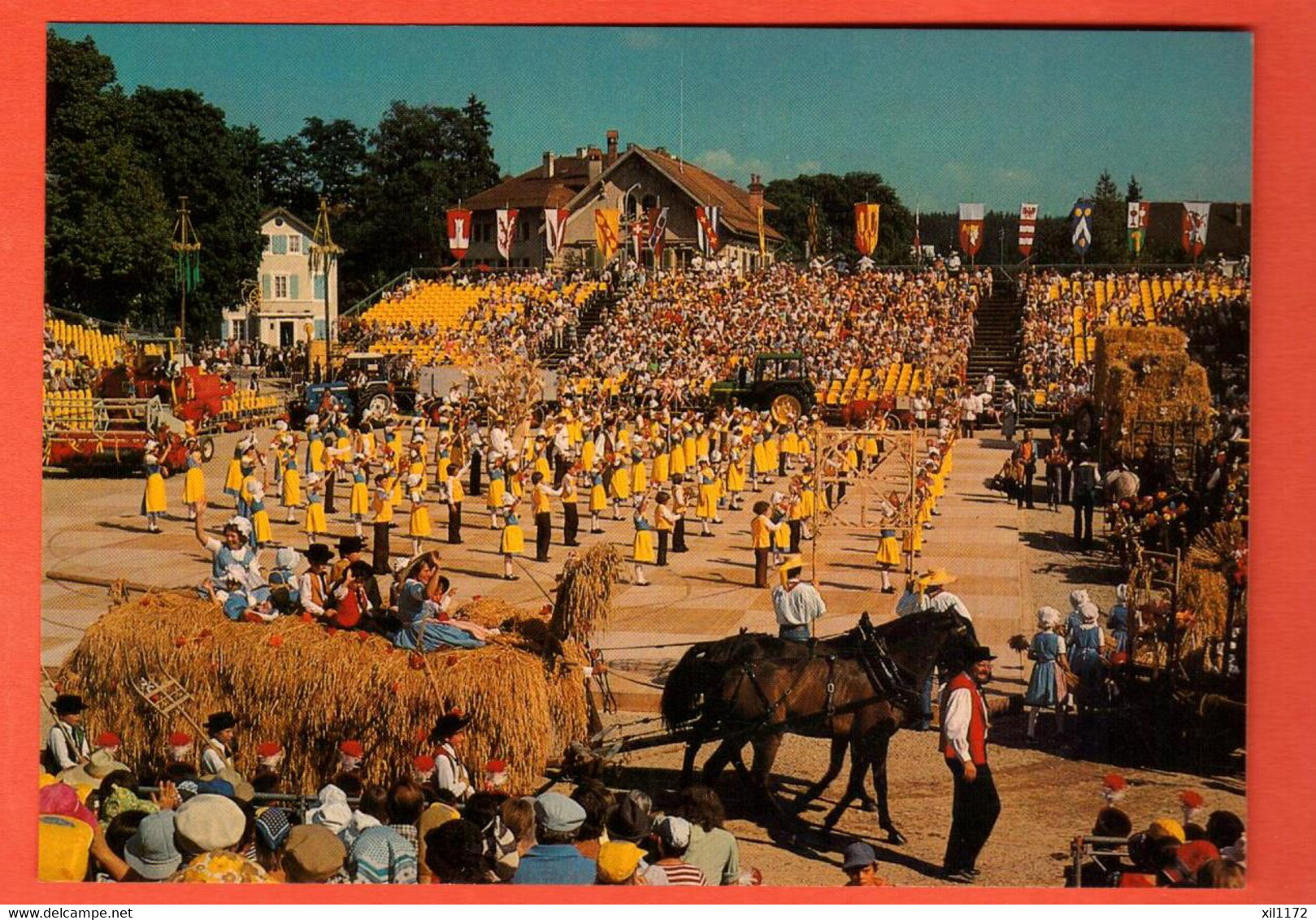 ZQH-43  Lot De 4 Cartes Fête Du Pain à Echallens En 1978.  NC - Échallens