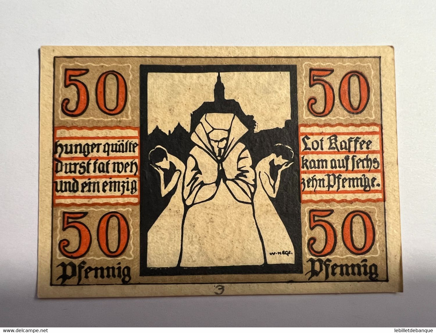 Allemagne Notgel Naumburg 50 Pfennig - Collections