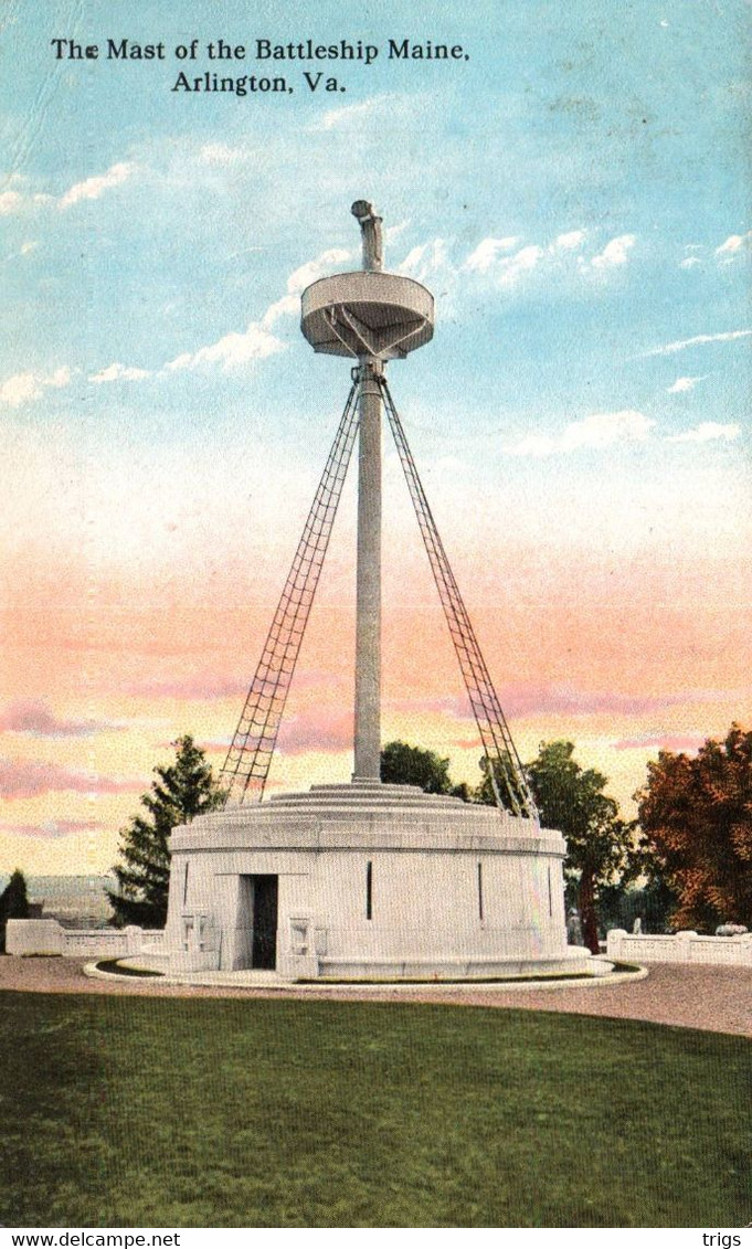 Arlington - The Mast Of The Battleship Maine - Arlington