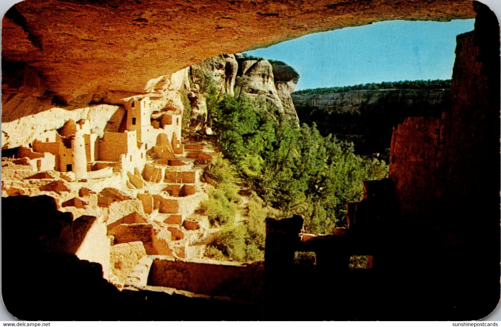 Colorado Mesa Verde National Park The Cliff Palace - Mesa Verde