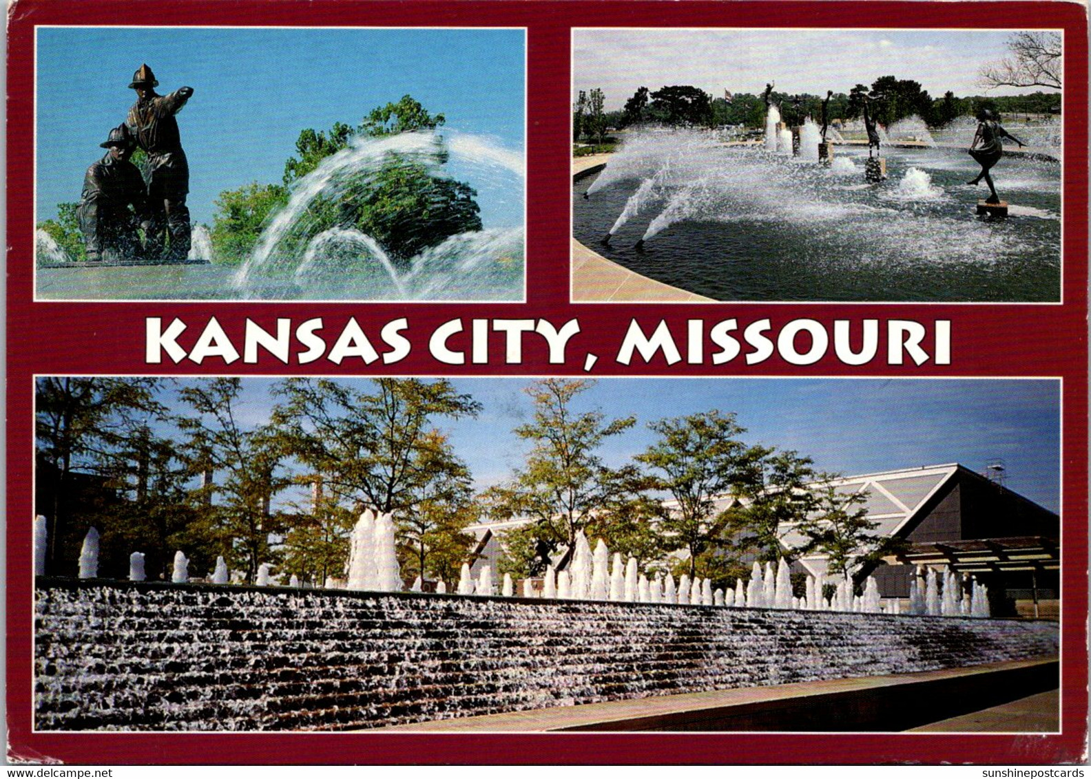 Missouri Kansas City Multi View City Fountains 1998 - Kansas City – Missouri