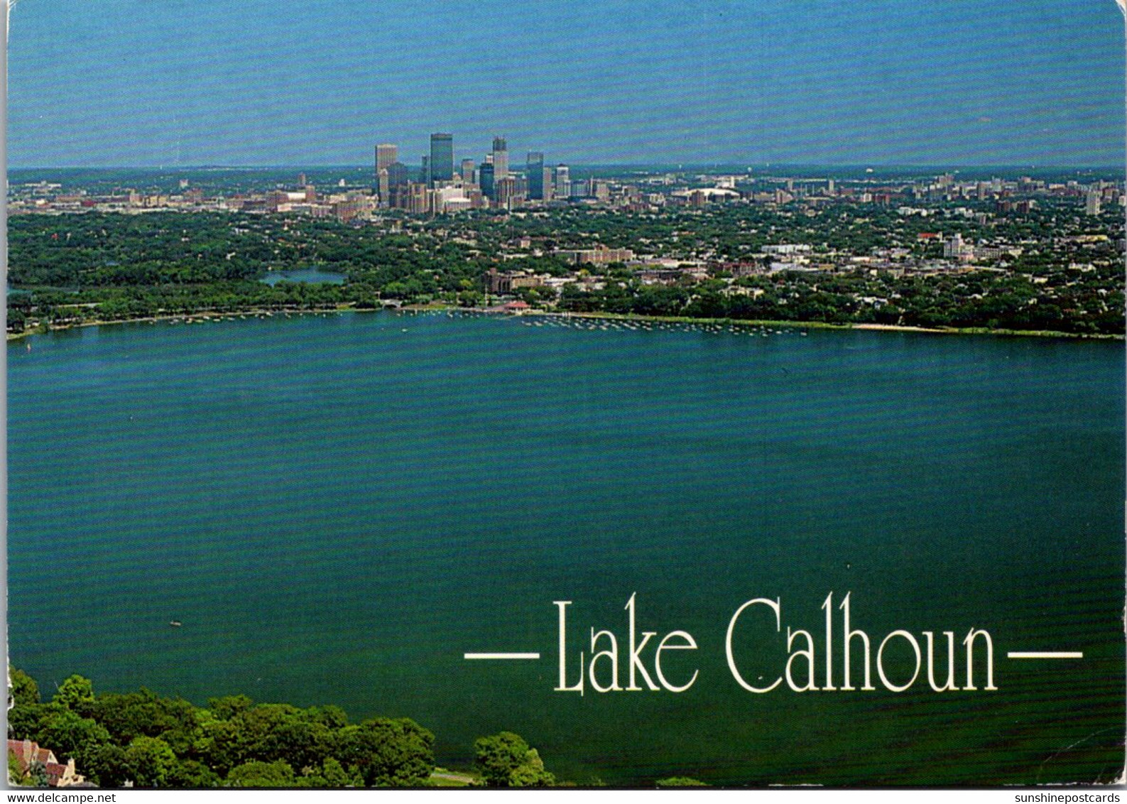 Minnesota Minneapolis Aerial View Lake Calhoun 1997 - Minneapolis