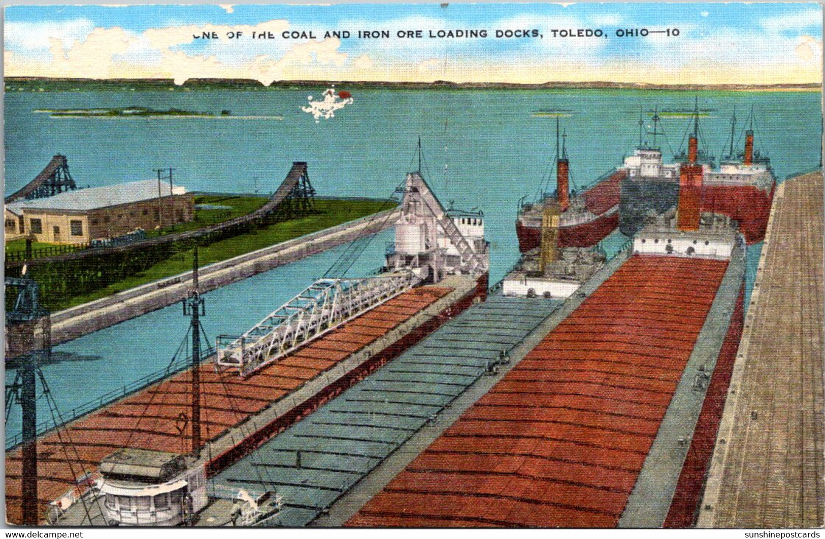 Ohio Toledo One Of The Coal And Iron Ore Loading Docks - Toledo