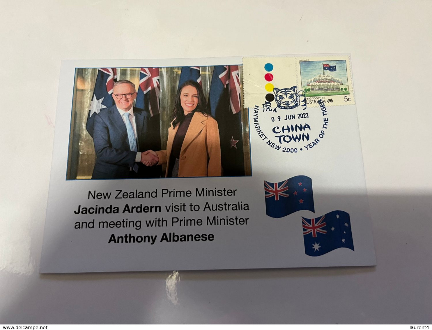 (1 G 27) Visit Of New Zealand Prime Minister Ardern To Australia & Meeting With PM Albanese (9-6-2022) - Briefe U. Dokumente