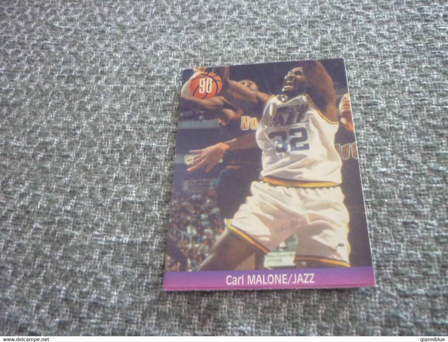 Karl Malone Utah Jazz American USA NBA Basketball Rare Greek Edition Card - 1990-1999