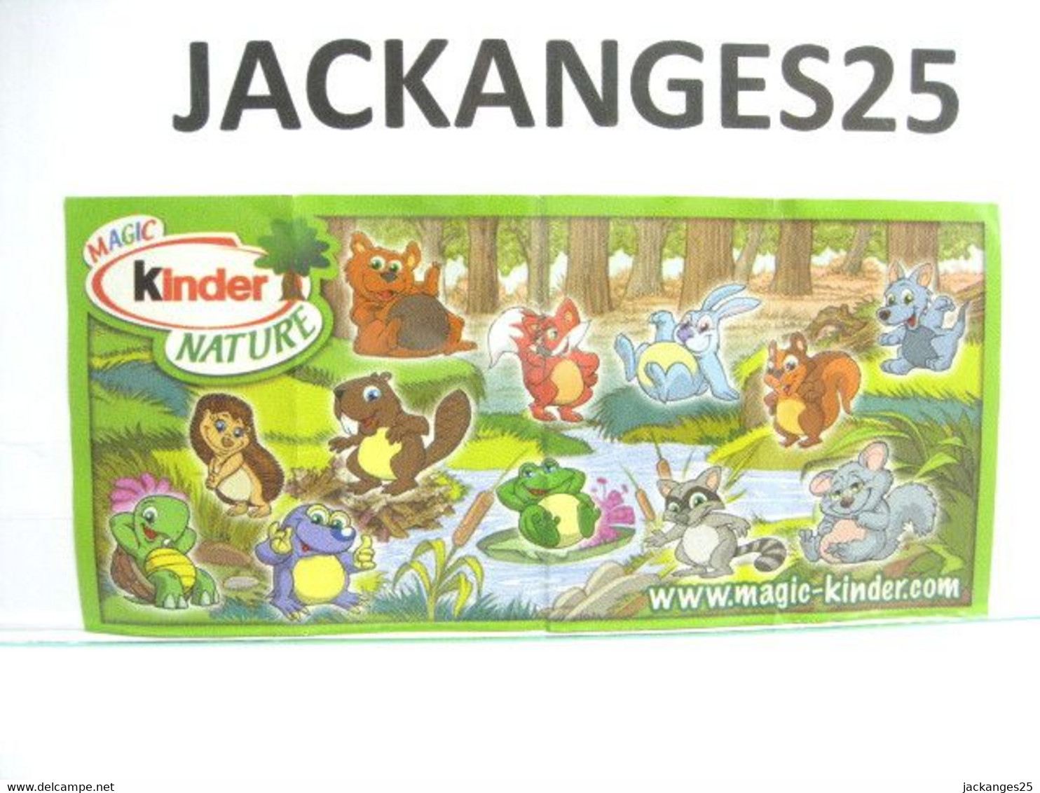 KINDER MPG UN 19 A TAUPE ANIMAUX NATURE NATOONS TIERE 2010  2011 + BPZ A NATURE - Familles