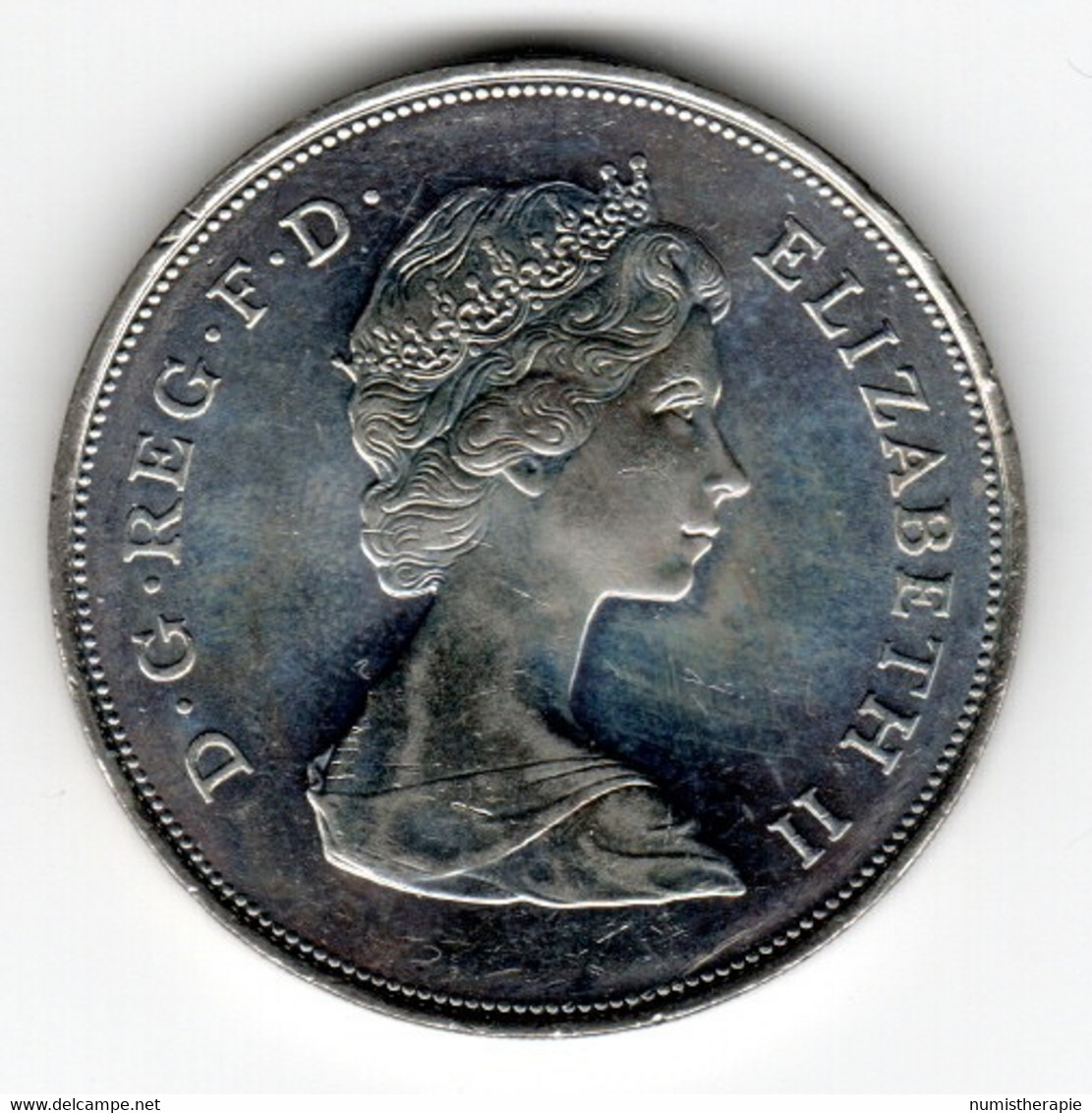 GB UK : 25 New Pence 1980 : La Mère De QEII 80 Ans - 25 New Pence