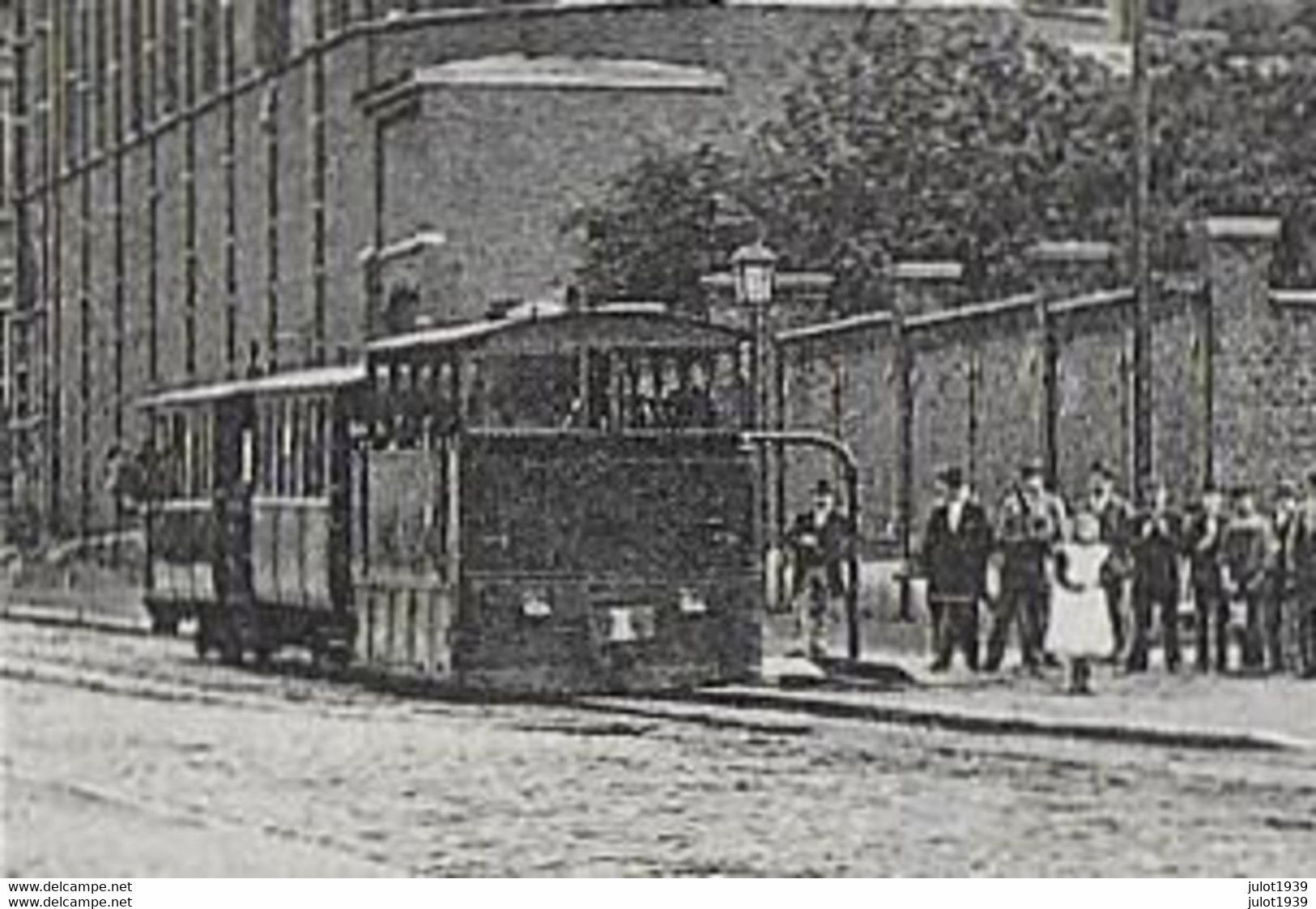 LA LOUVIERE ..-- TRAM ..-- Nels 4 , N° 7 . TRAM  . 1902 Vers BXL ( Mme DE WEVER )  . Voir Verso . - La Louvière