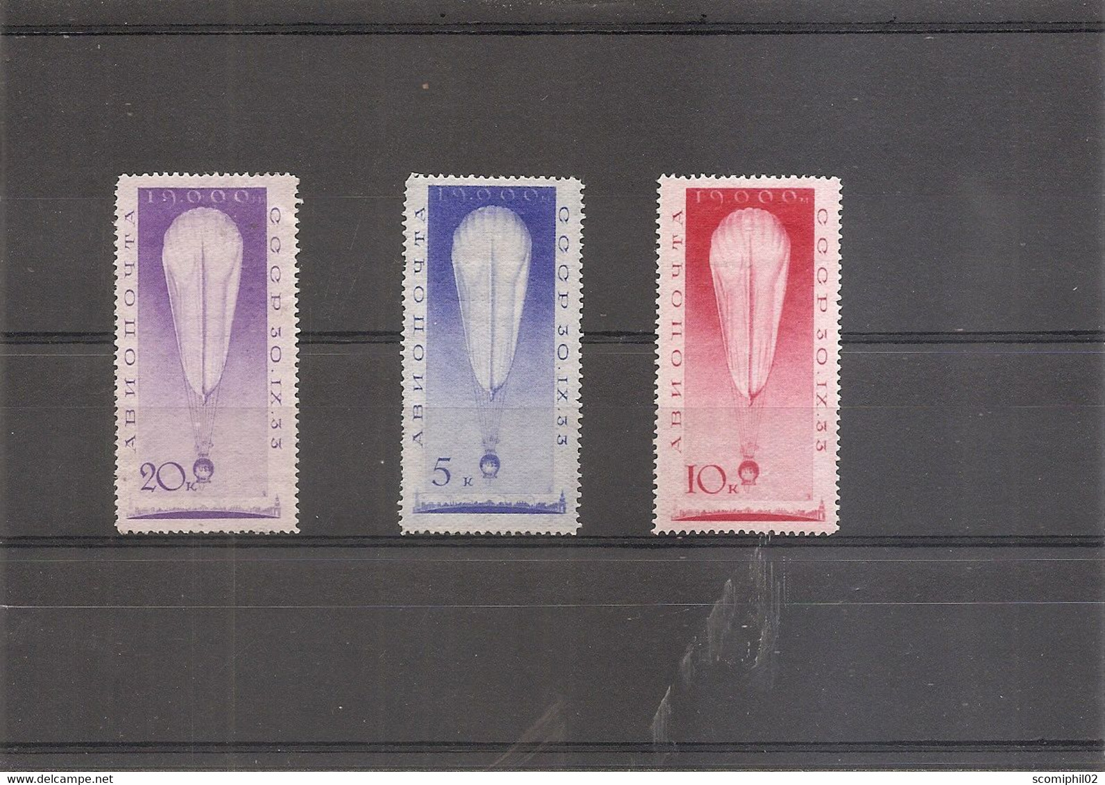 Russie ( PA 38/40 X -MH ) - Unused Stamps