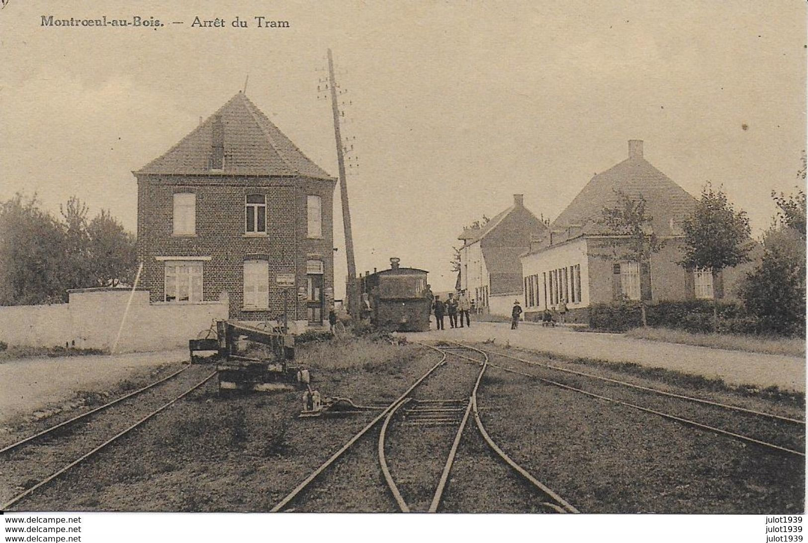 MONTROEUL - Au - BOIS ..-- TRAM . Animation .  SUPERBE !! - Frasnes-lez-Anvaing