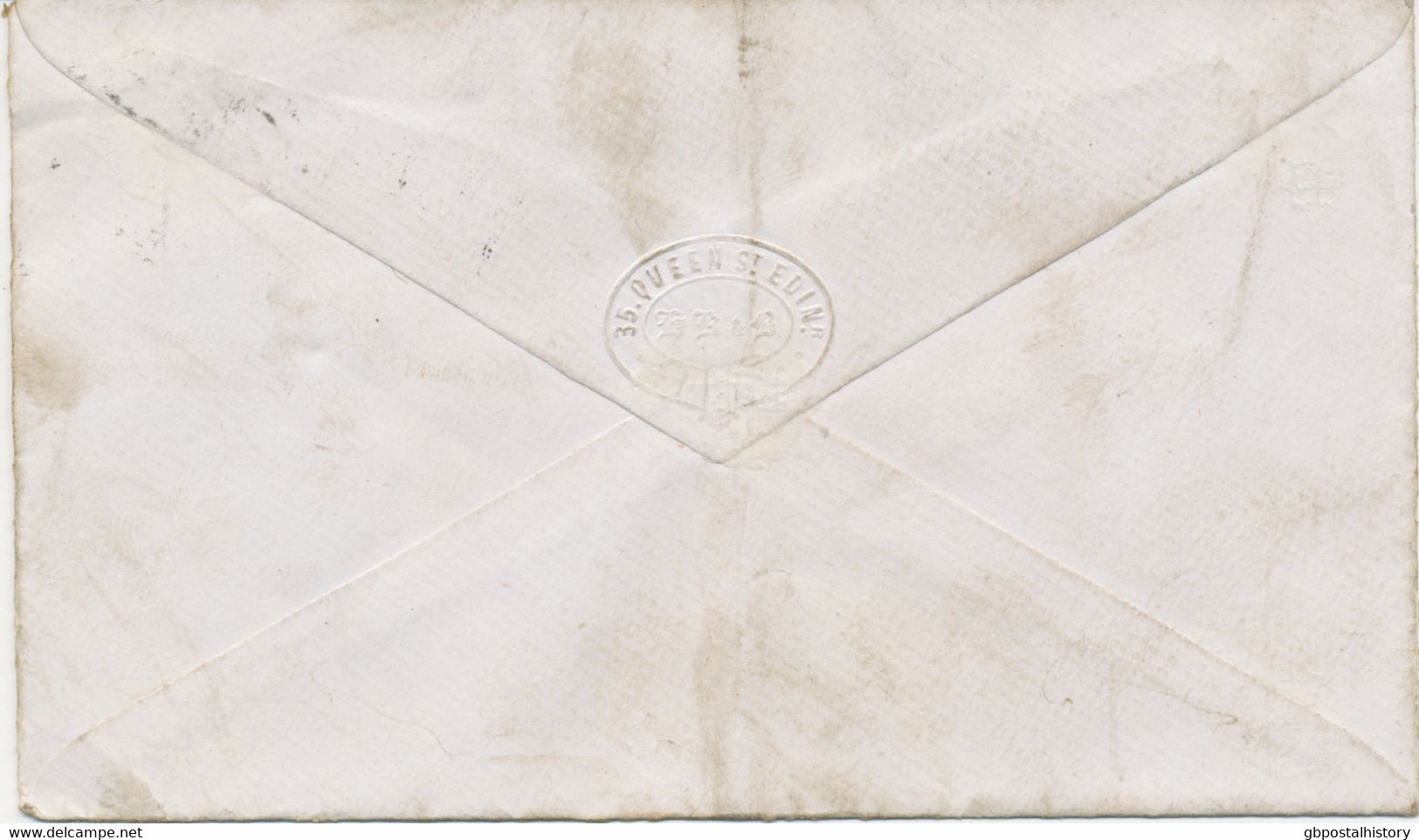 GB „131 - EDINBURGH“ Scottish Duplex Postmark (numeral Between Three Thin Bars–the Three Upper Bars Have The Same Lenght - Storia Postale