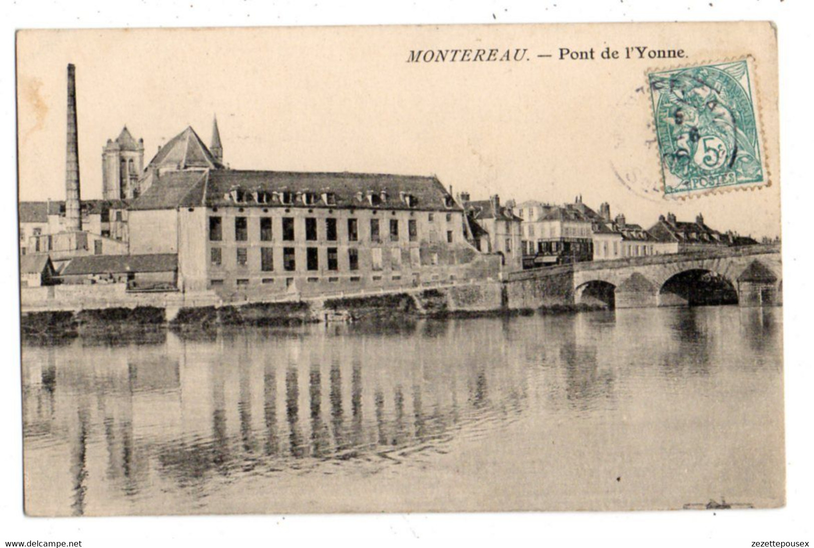 45438-ZE-77-MONTEREAU-Pont De L'Yonne - Montereau