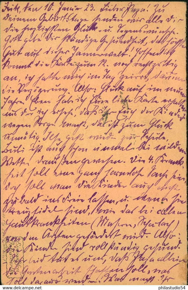 1923, Hoch Frankierte Frage Ganzsachenkarte , Geprüft Infla Berlin - Lettres & Documents
