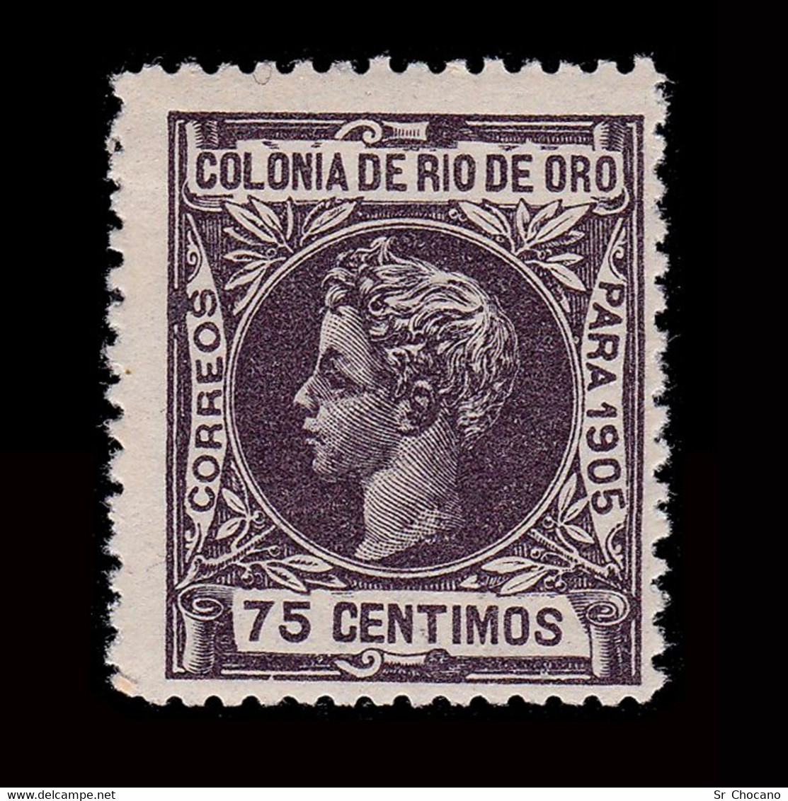 RÍO DE ORO.1905. Alfonso XIII.75c.MNH. Edifil 10 - Rio De Oro