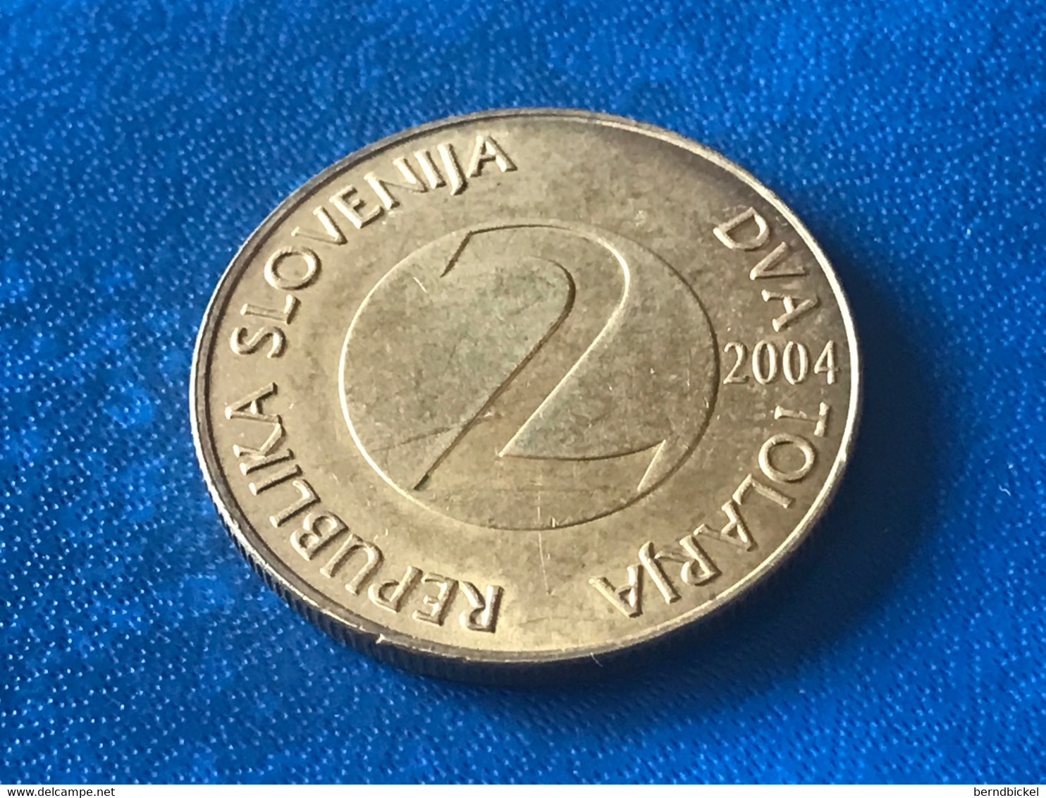 Münze Münzen Umlaufmünze Slowenien 2 Tolarja 2004 - Slovénie