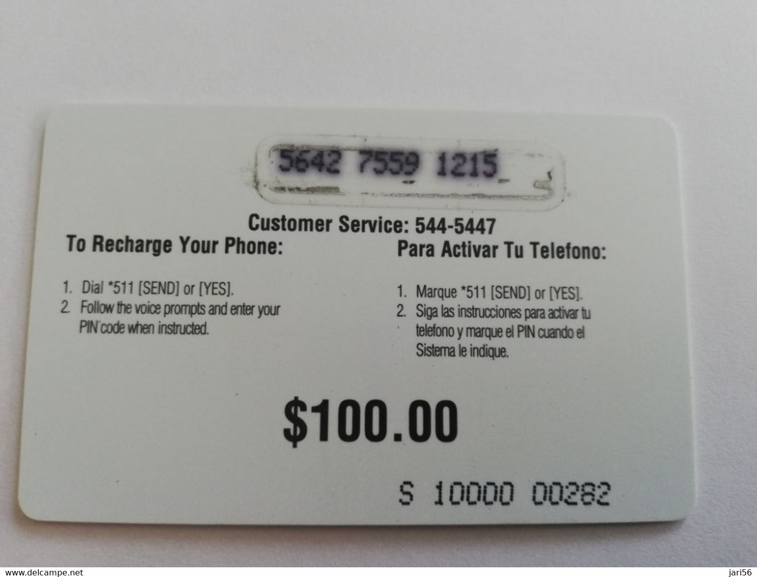 St MAARTEN  Prepaid  $100,- CELLULAIRONE CARIBBEAN   SEASONS GREETINGS        Fine Used Card  **10124** - Antillas (Nerlandesas)