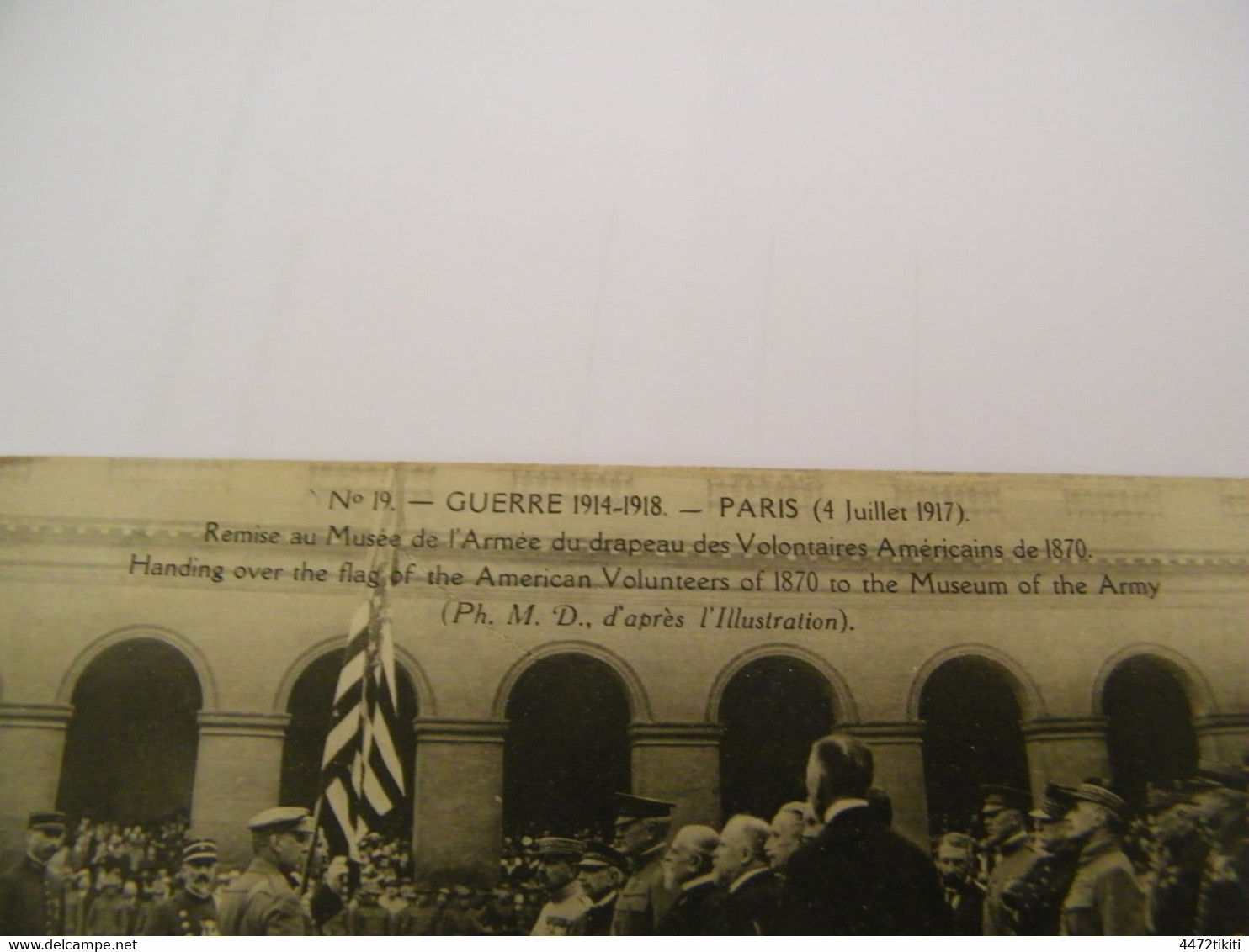 CPA - Paris (75) - Remise Au Musée Drapeau Des Volontaires Américains - 1920 - SUP - (GL 80) - Inwijdingen