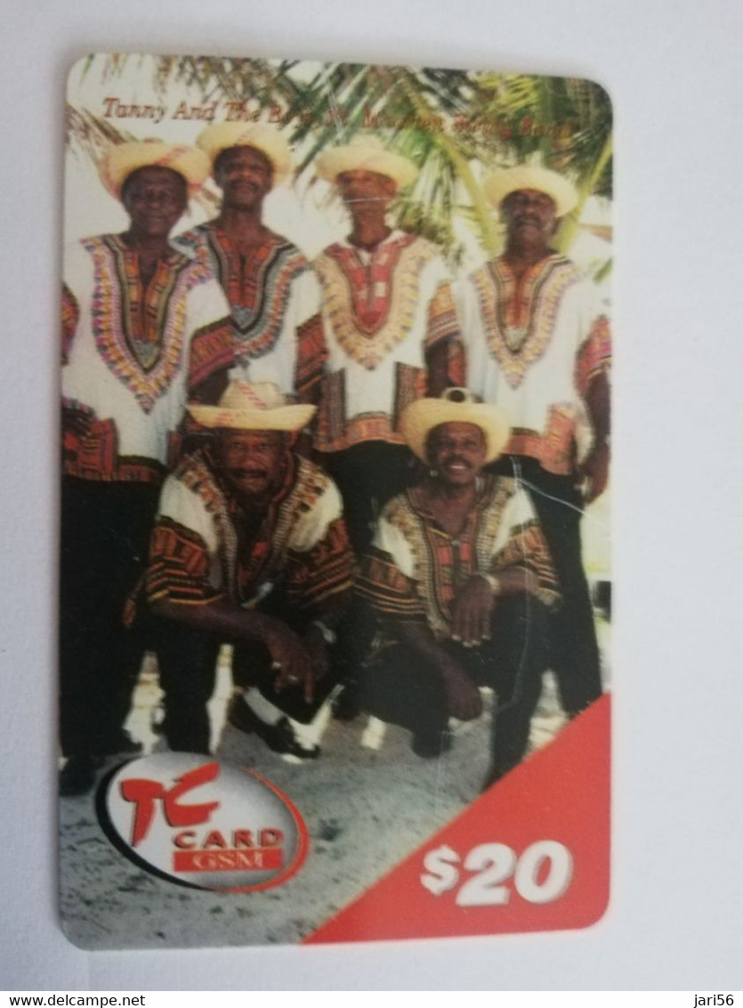 St MAARTEN  Prepaid  $20,- TC CARD TANNY AND THE BOYS MUSIC           Fine Used Card  **10144** - Antillen (Nederlands)