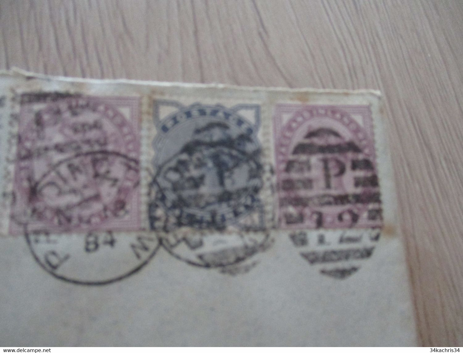 Great Britain Belle Lettre London Pour Baden Baden Germany 1884 Avec 3 TP Anciens - Covers & Documents