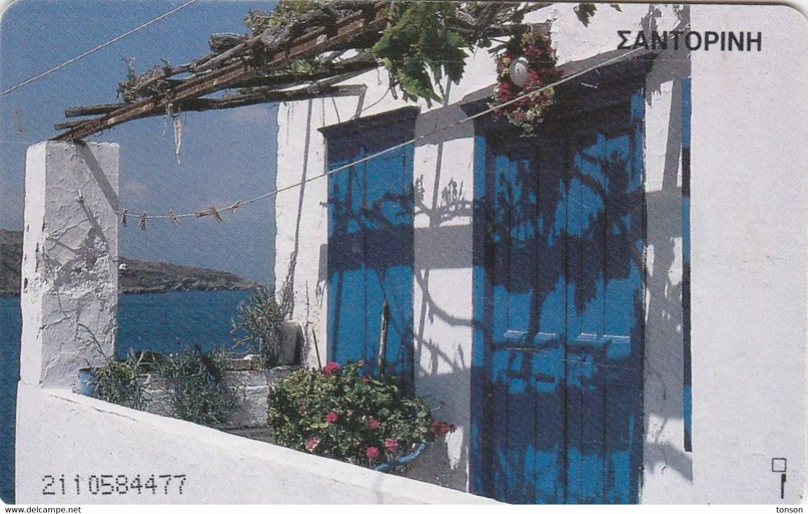 Greece, X0143, 2110, The Island Of Santorini, 2 Scans. - Grèce