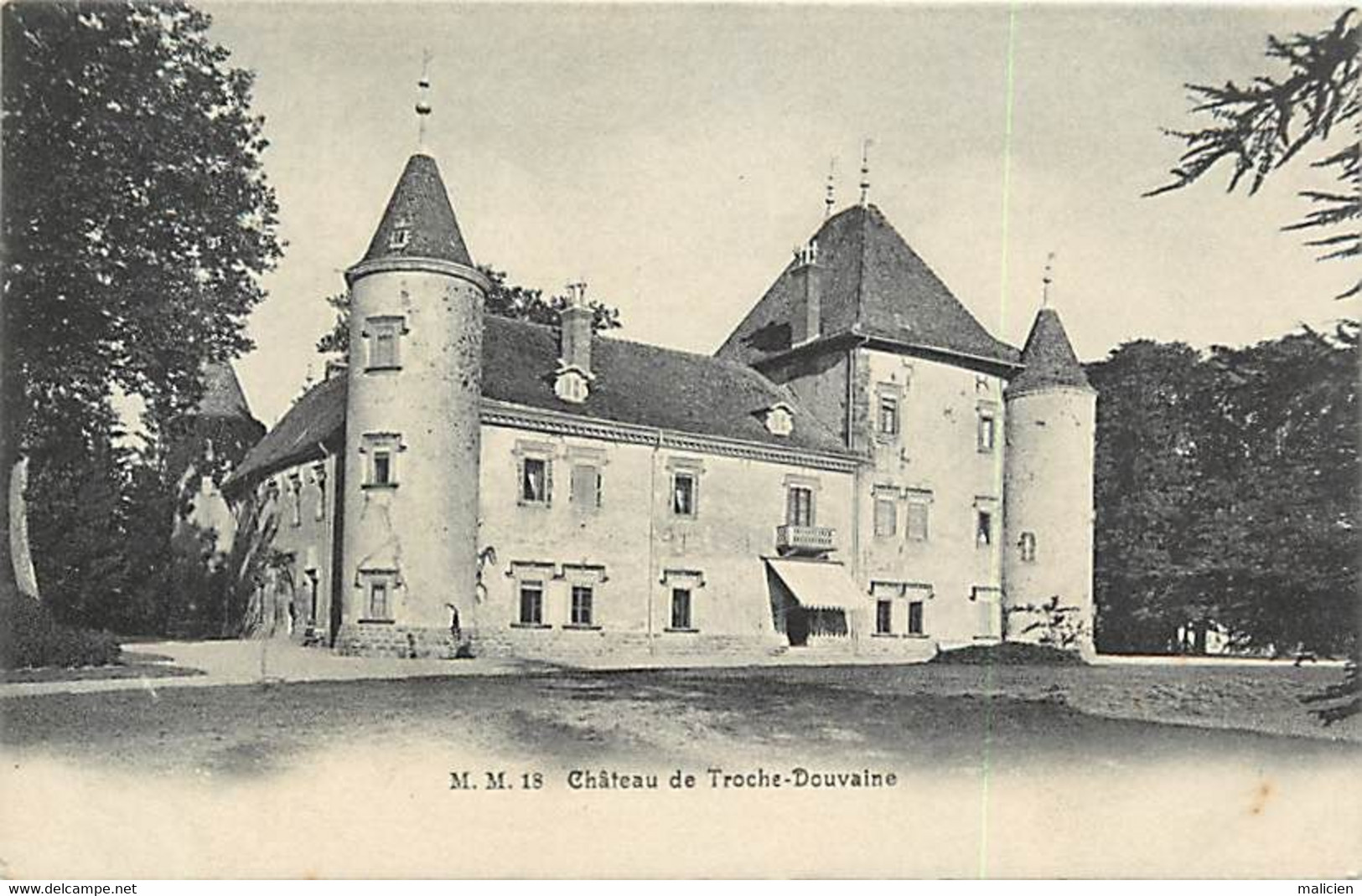Dpts Div.-ref-BD129- Haute Savoie - Douvaine - Chateau De Troche - Chateaux - - Douvaine