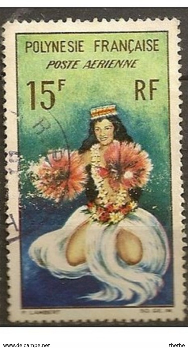 POLYNESIE - Danseuse Tahitienne - Used Stamps