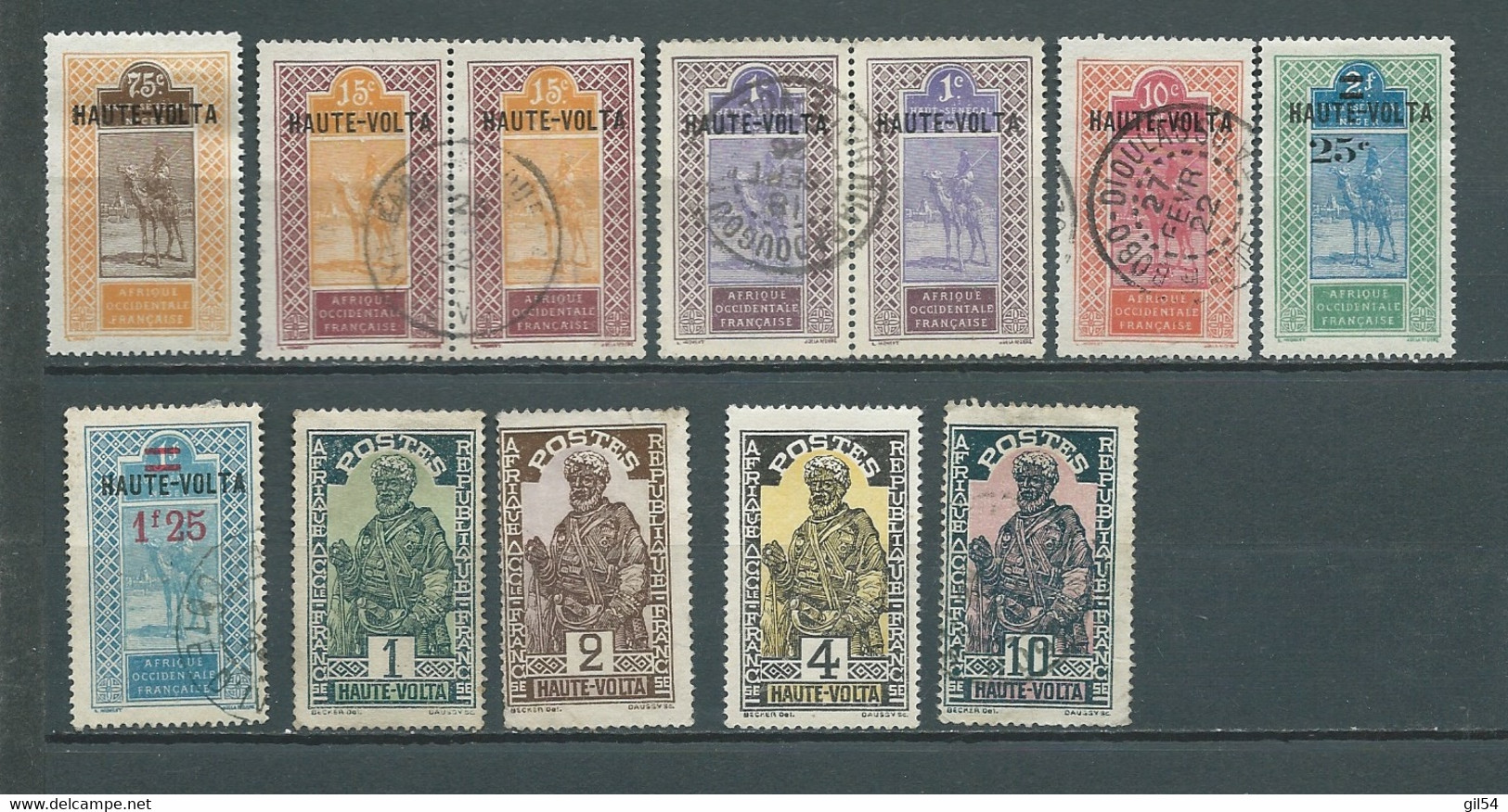 Haute Volta - Lot De 12 Timbres  * (*) , Oblitérés , -  Ae 14201 - Gebraucht