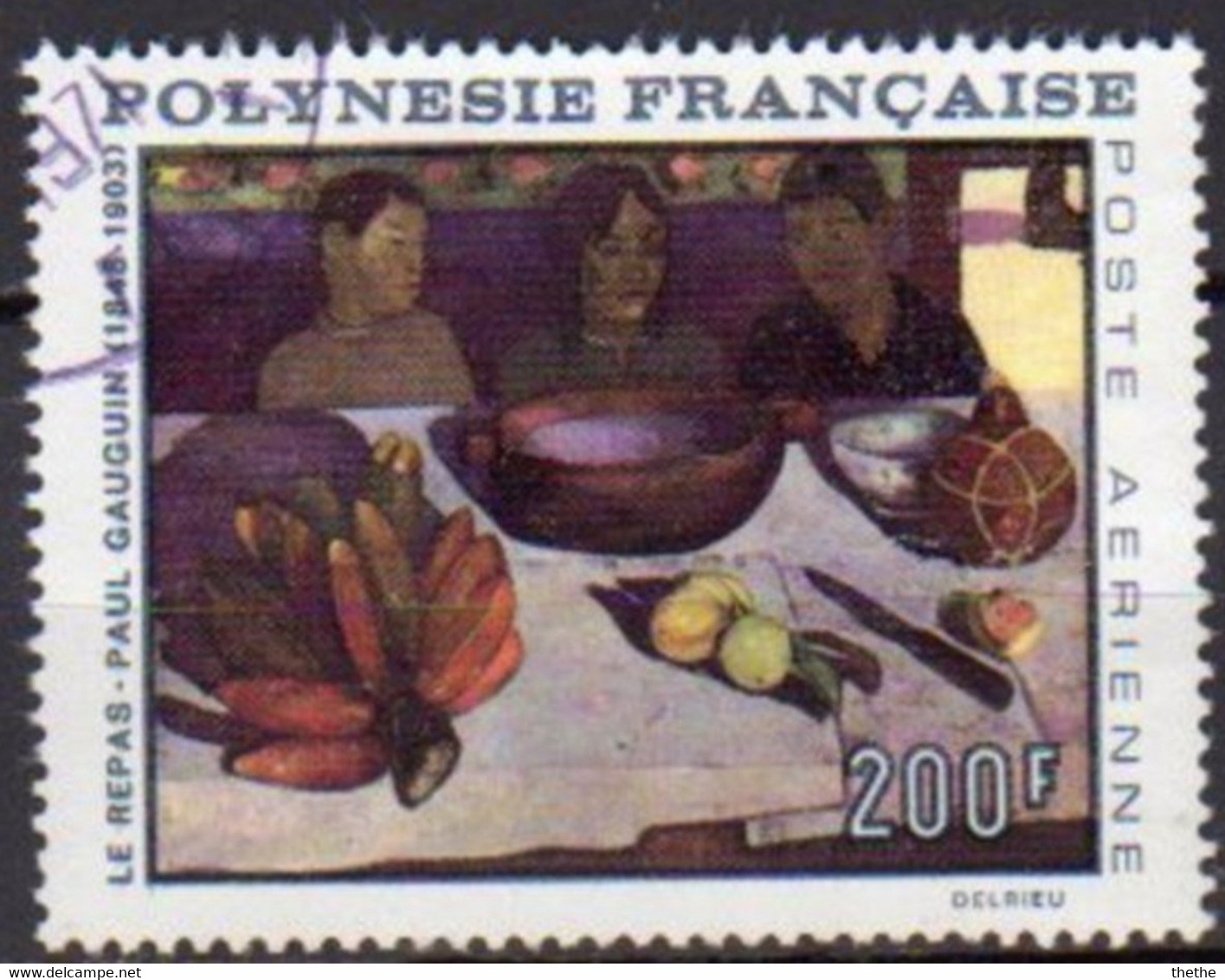 POLYNESIE - Œuvre De P. Gauguin. "Le Repas" - Gebruikt