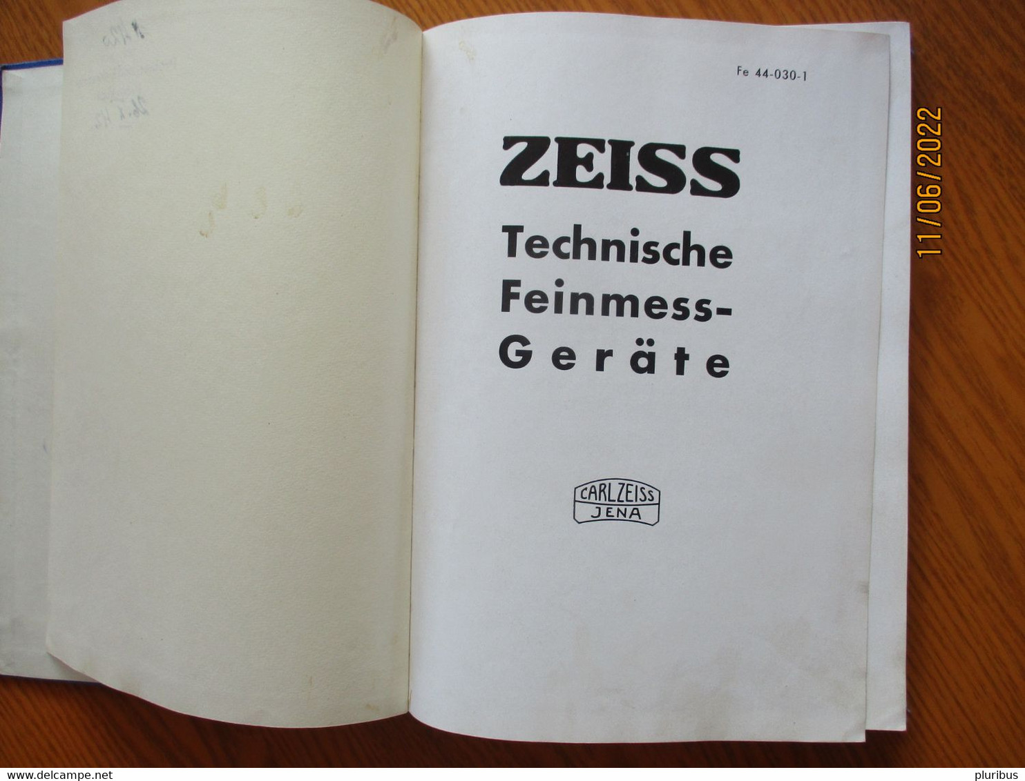 1942  ZEISS TECHNISCHE FEINMESSGERÄTE 1942 ,0 - Kataloge