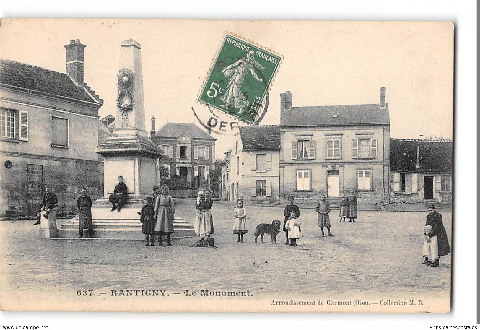 CPA 60 Rantigny Le Monument - Rantigny