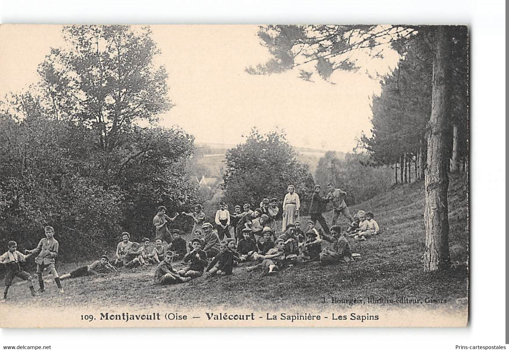 CPA 60 Montjavoult Valécourt La Sapinière Les Sapins - Montjavoult